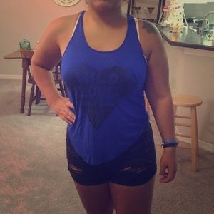 Dark blue tank top